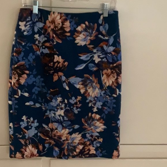 Talbots Dresses & Skirts - Talbots skirt, size 4, blues and browns print